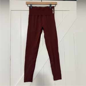 DYNE Women's Maroon High-Waisted Leggings